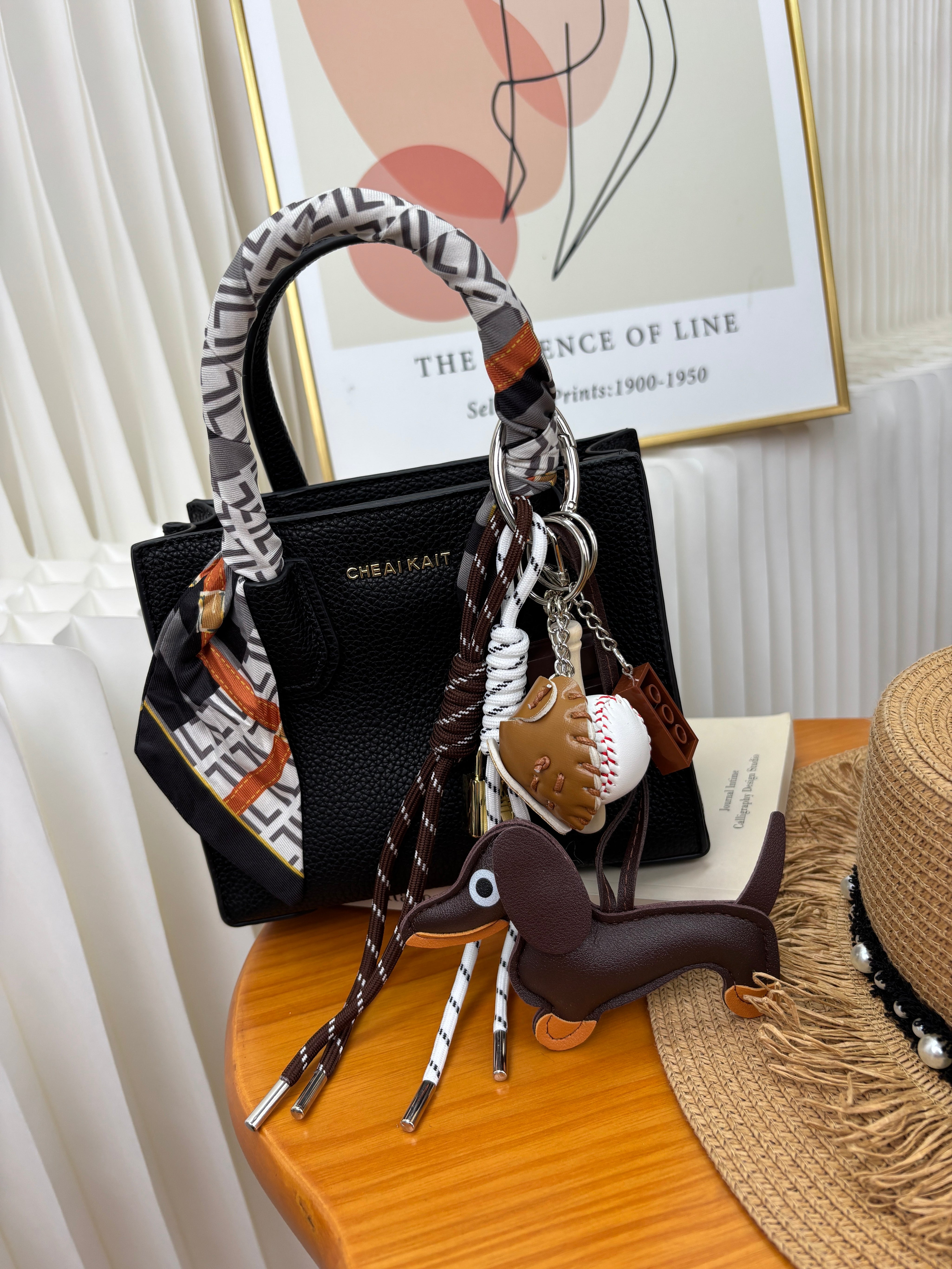 DACKEL BASEBALL CHARM