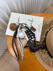 DACKEL BASEBALL CHARM